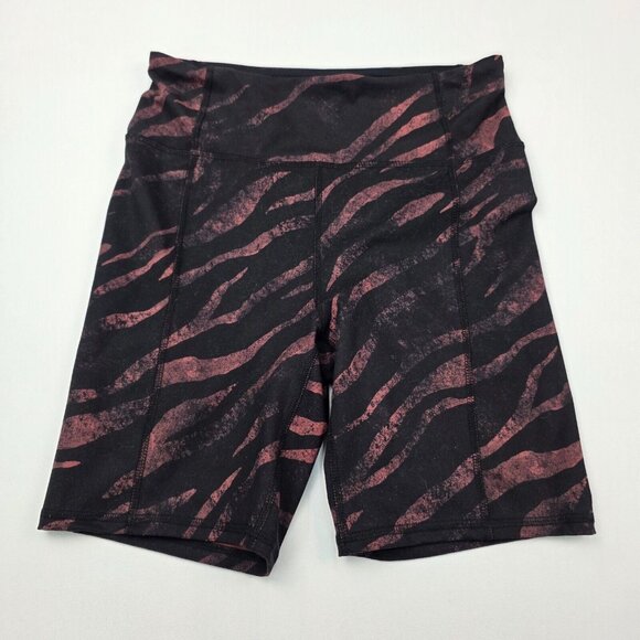 Jessica Simpson Women's Tummy Control Bermuda Short Small Black Mystic Zebra - Picture 3 of 14